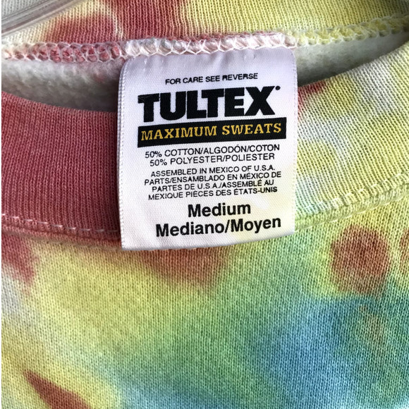 Las Vegas Tie Dye Sweatshirt size M VGC - Picture 3 of 4